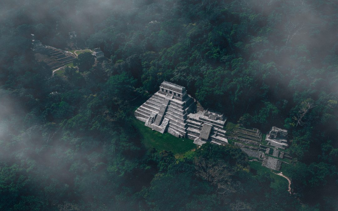 Photo des cités Maya de Palenque au Mexique.
