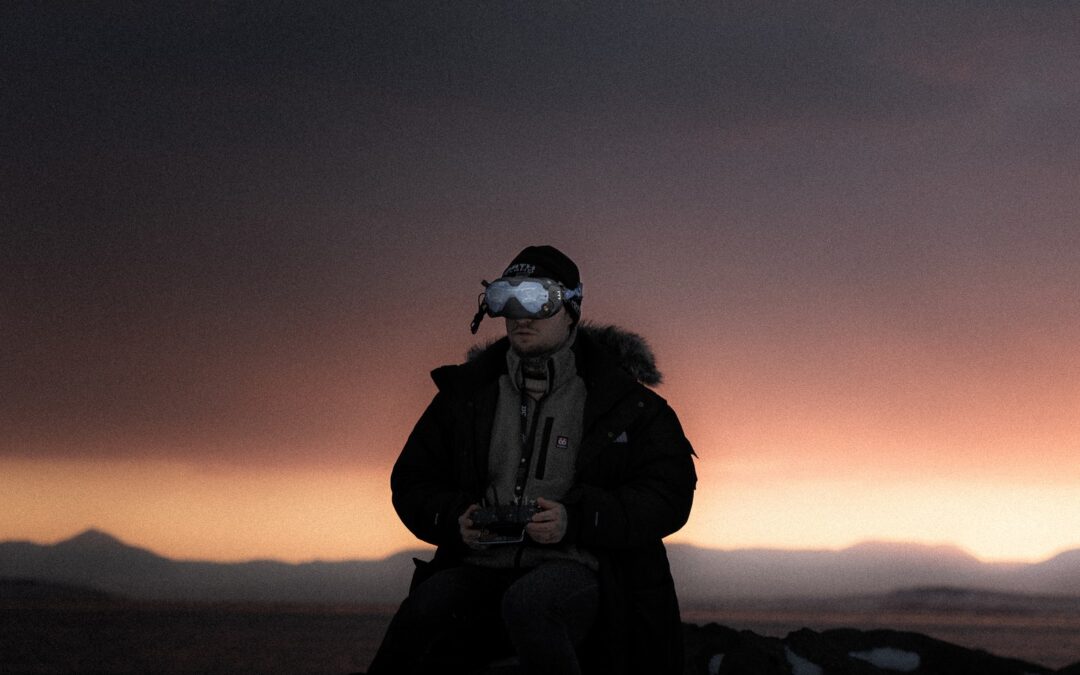 Alexis TELEMAQUE en prestation de prises de vues en drones FPV en Islande.