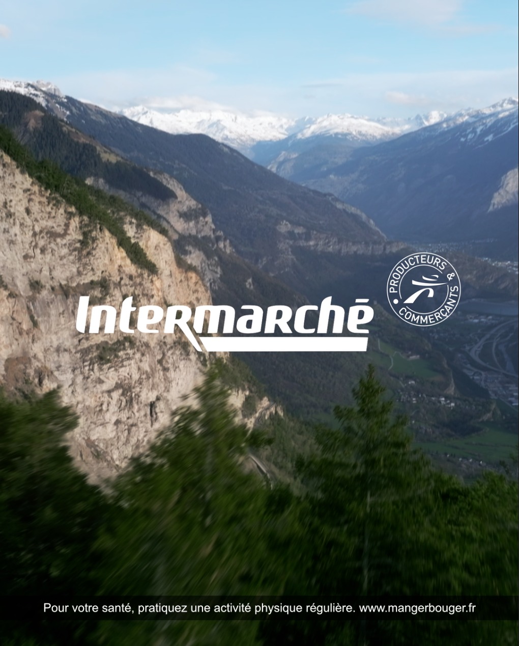 Aperçu du projet vidéo pour Intermarché en Savoie.