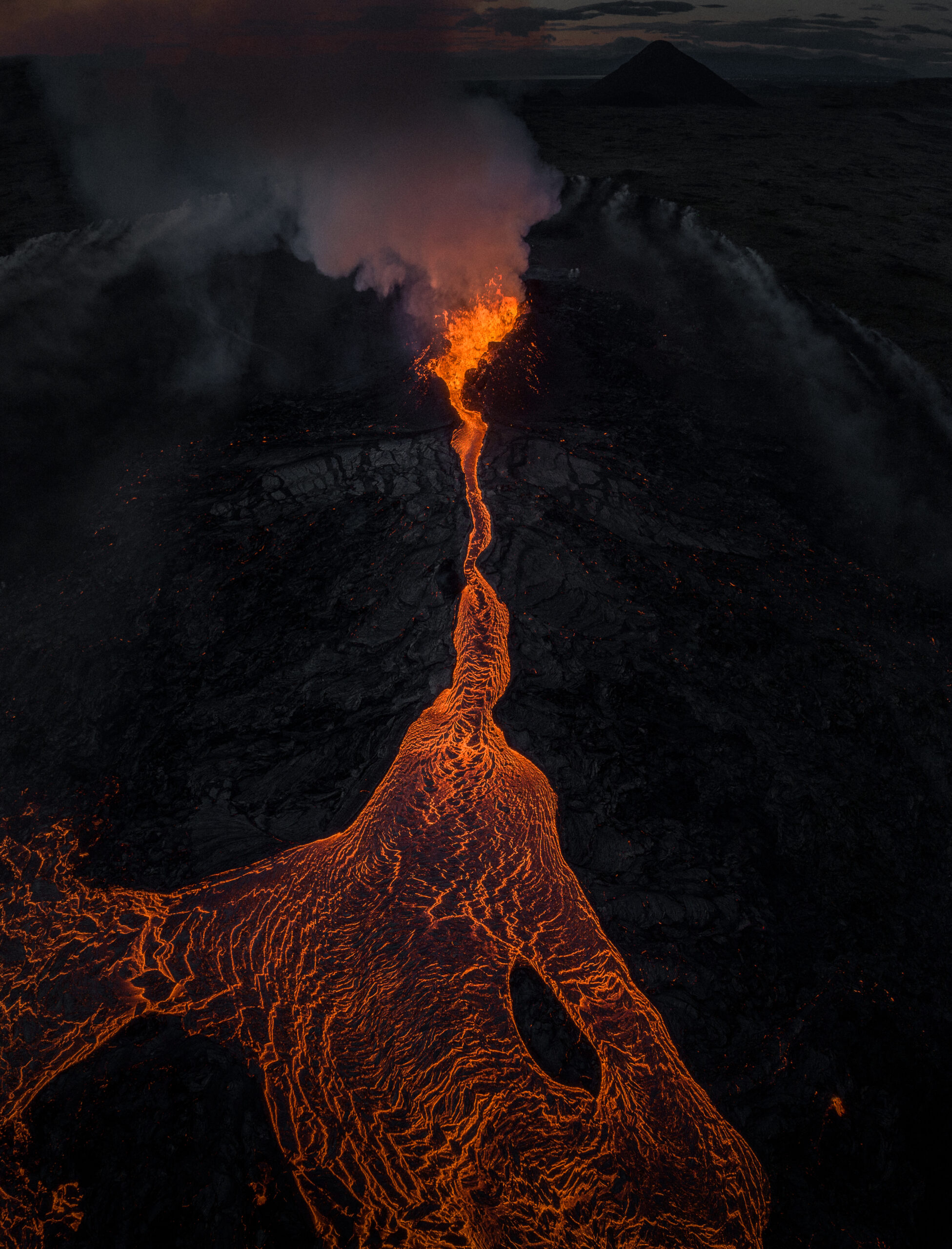 Photo volcan islande